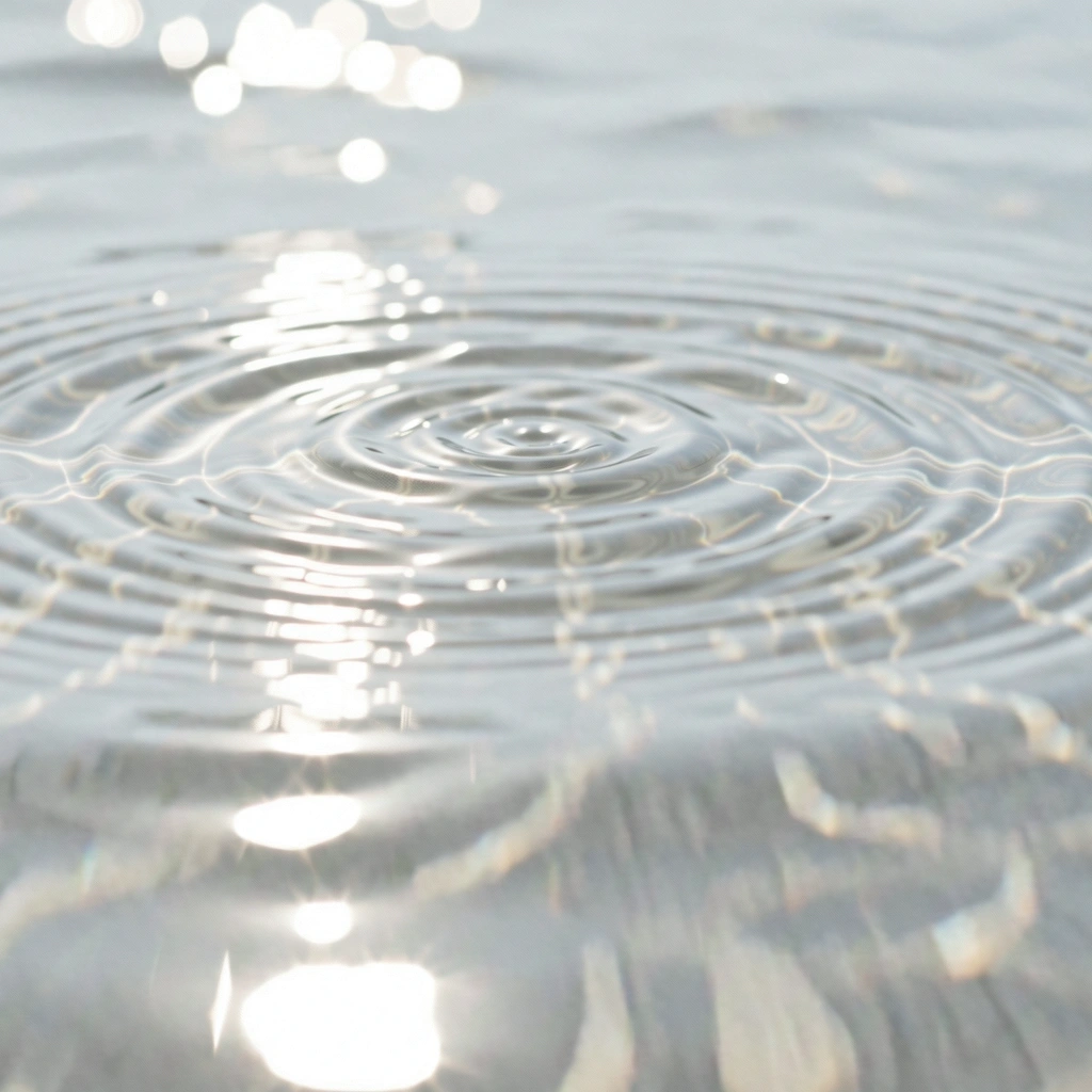 Water ripples representing calm energy